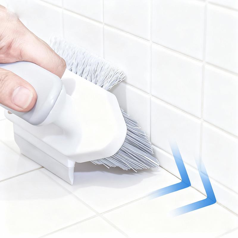 

Multi-Purpose Gap Cleaning Brush with V-Shaped Bristles, Dead-Corner Scrubber for Windows/Walls United States