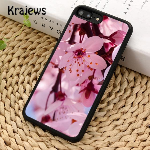 Cherry Blossom Floral Phone Case Cover For iPhone 17 Air 16 15 14 plus 12 13 pro max coque Shell Fundas