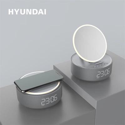 HYUNDAI YH-F166 Multifunction Wireless Charging Makeup Mirror Speaker CN Plug (adapter Included)