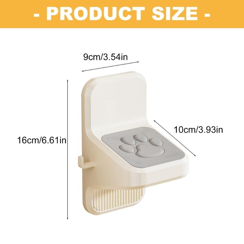 Nonslip Shower Step Stool For Bathroom Space Saving Sturdy ABS Materials Without Drilling Needed