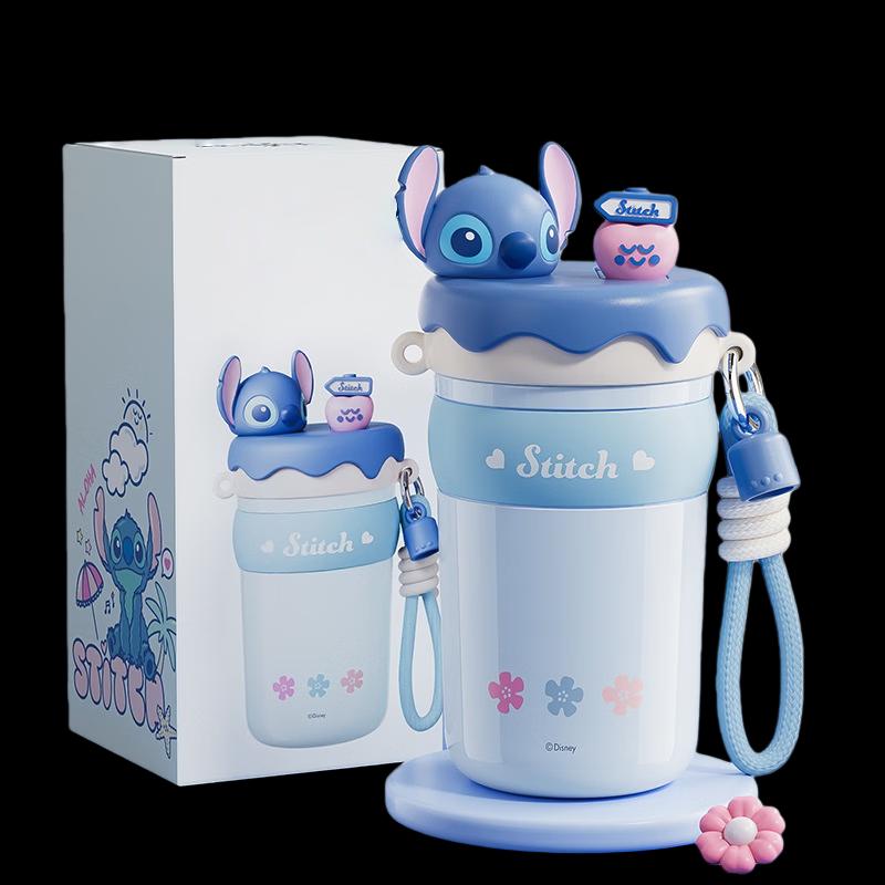 Boyiduo Stitch Kids 316 Stainless Steel Insulated Straw Mug