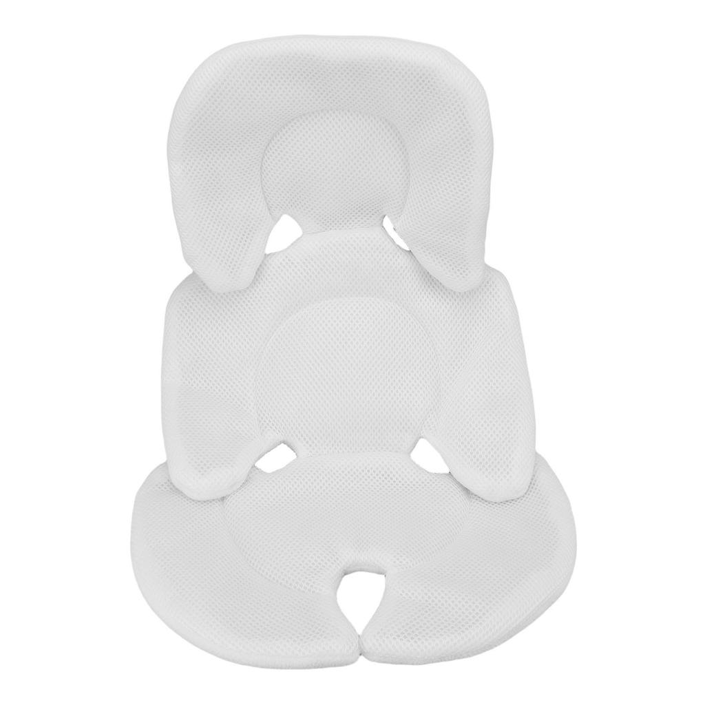 Baby Carseat Head Body Support Infant Carseat Cushion Head Body Support Breathable Newborn Carseat Insert for Cradles Strollers