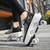 Roller Roller Schuhe 4-Rad Deformationsschuhe Rollschuhe Herren und Damen Erwachsene Ausreißerschuhe Schlittschuhe Schuhe mit Rädern