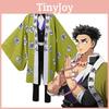 Hoge Kwaliteit Demon Slayer Kimetsu No Yaiba Himejima Gyomei Kimono Uniformen Met Perfecte Stiksels En Stijlvol Ontwerp