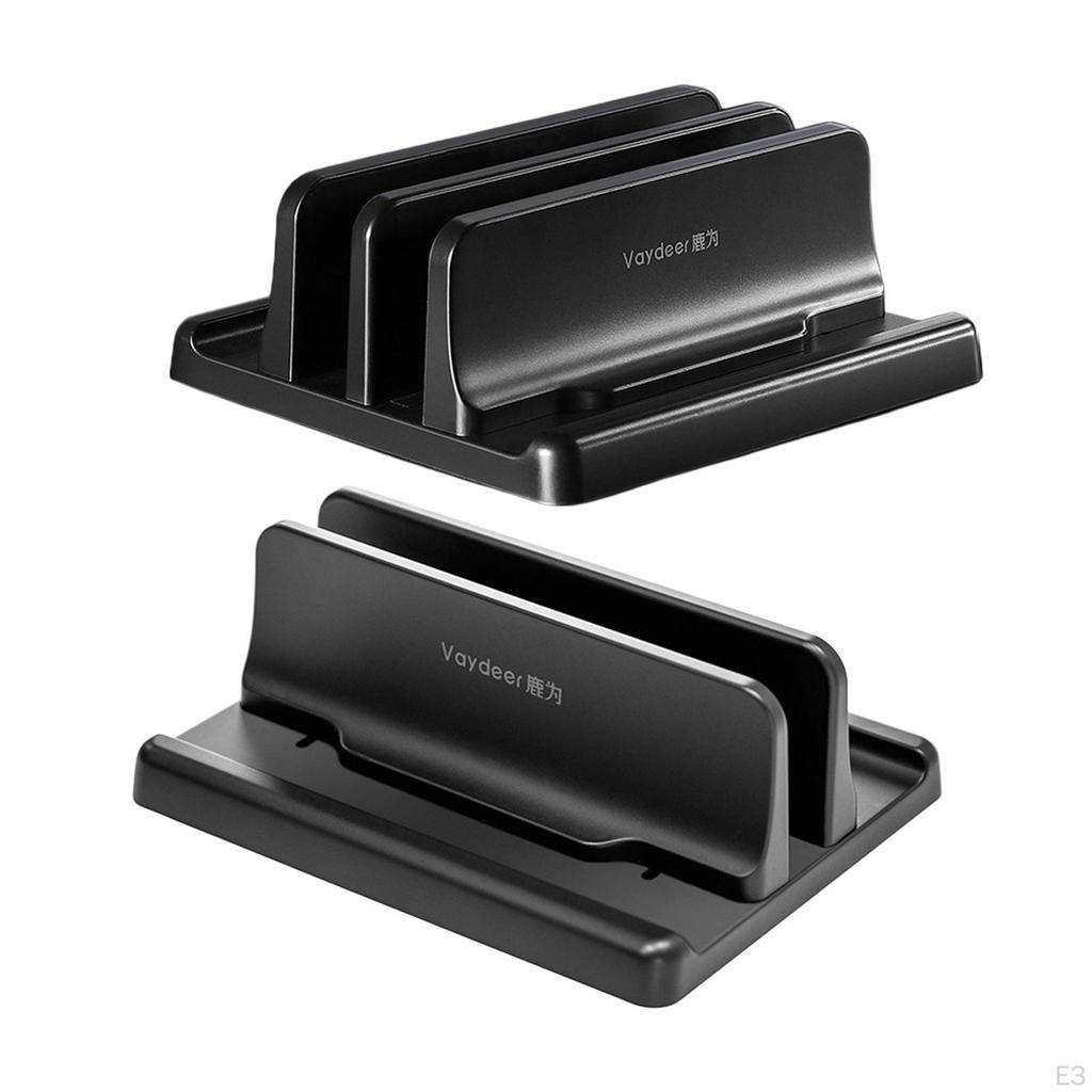 Laptop Stand Adjustable Stable Vertical Holder Saving Storage Accessories for Notebook Phones