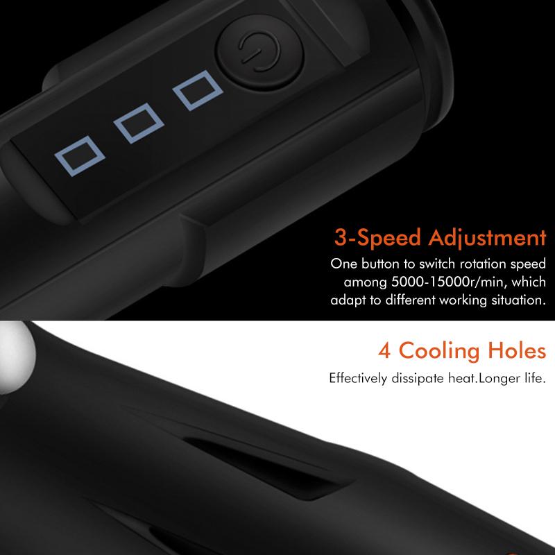 Drillpro 15000RPM 3 Speed Handheld Electric Grinding Tool Set Mini Portable Rotary Drill Grinder Versatile Cutting Polishing Sanding Machine  Engrave