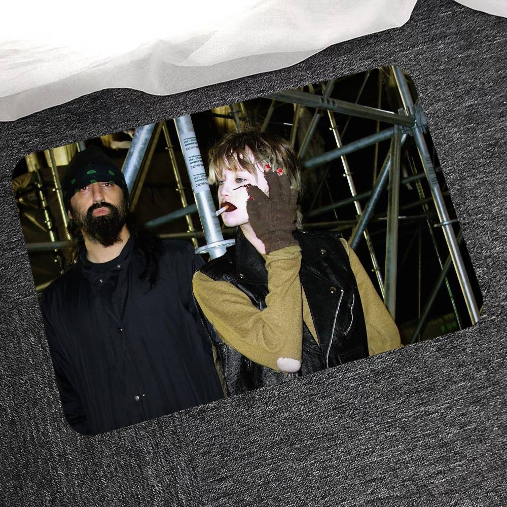 Игра Призрак Цусимы Дверной коврик Скандинавский стиль Спальня Гостиная Придверный коврик Домашний Балкон Противоскользящая Альфомбра 40x60 cm