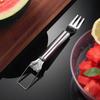 Stainless Steel Watermelon Slicer and Fruit Fork Combo