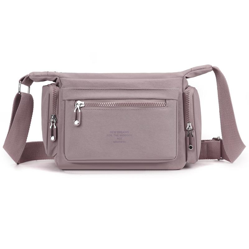 Crossbody Bag Large Capacity Outdoor Commuter Women's Bag Lightweight Nylon Shoulder Bag