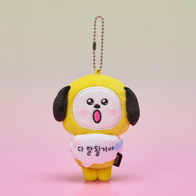 BT21 CHEER-UP Plush Key Ring TODAY'S MOOD Edition