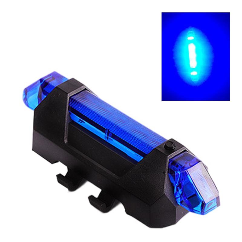 Fanale Posteriore LED per Bicicletta Ricaricabile USB Super Luminoso Luce di Avvertimento per Bici MTB per Guida Notturna