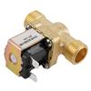 Valvola Solenoide Elettrica in Ottone 12V BSPP G1 2 NC Normalmente Chiusa a 2 Vie Senza Valvola Regolatrice di Pressione