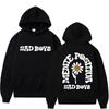 Trendy Autumn/Winter Printed Couple's Velvet Hoodie - Fashionable, Loose, Casual Sweatshirt for Men