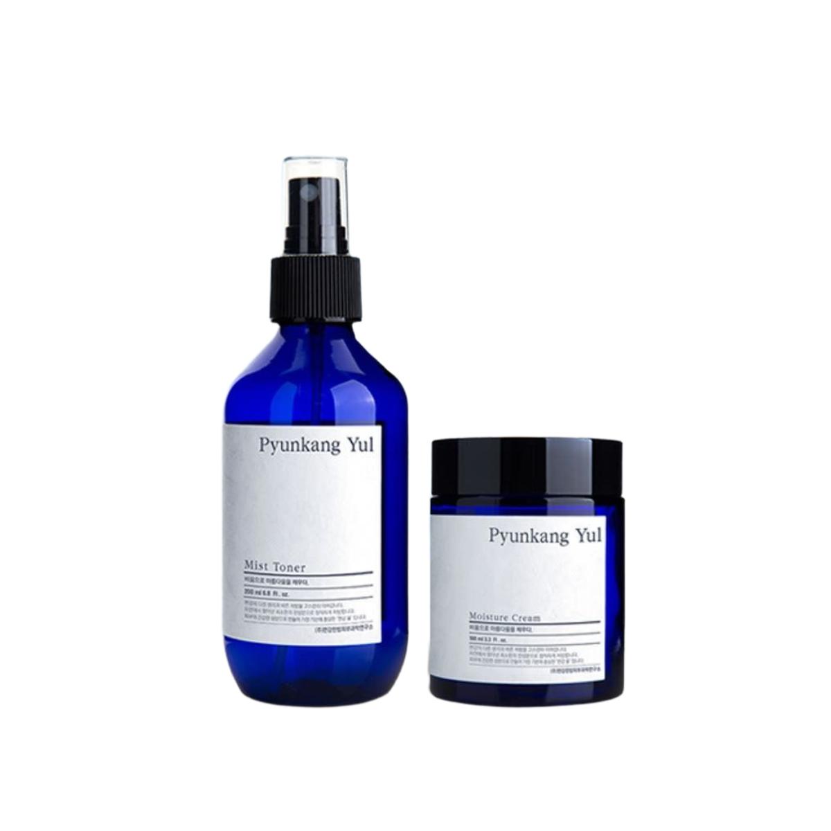 Pyunkang Yul Mist Toner & Moisture Cream Hydrating Duo Cooling & Balancing Set (200ml + 100ml)