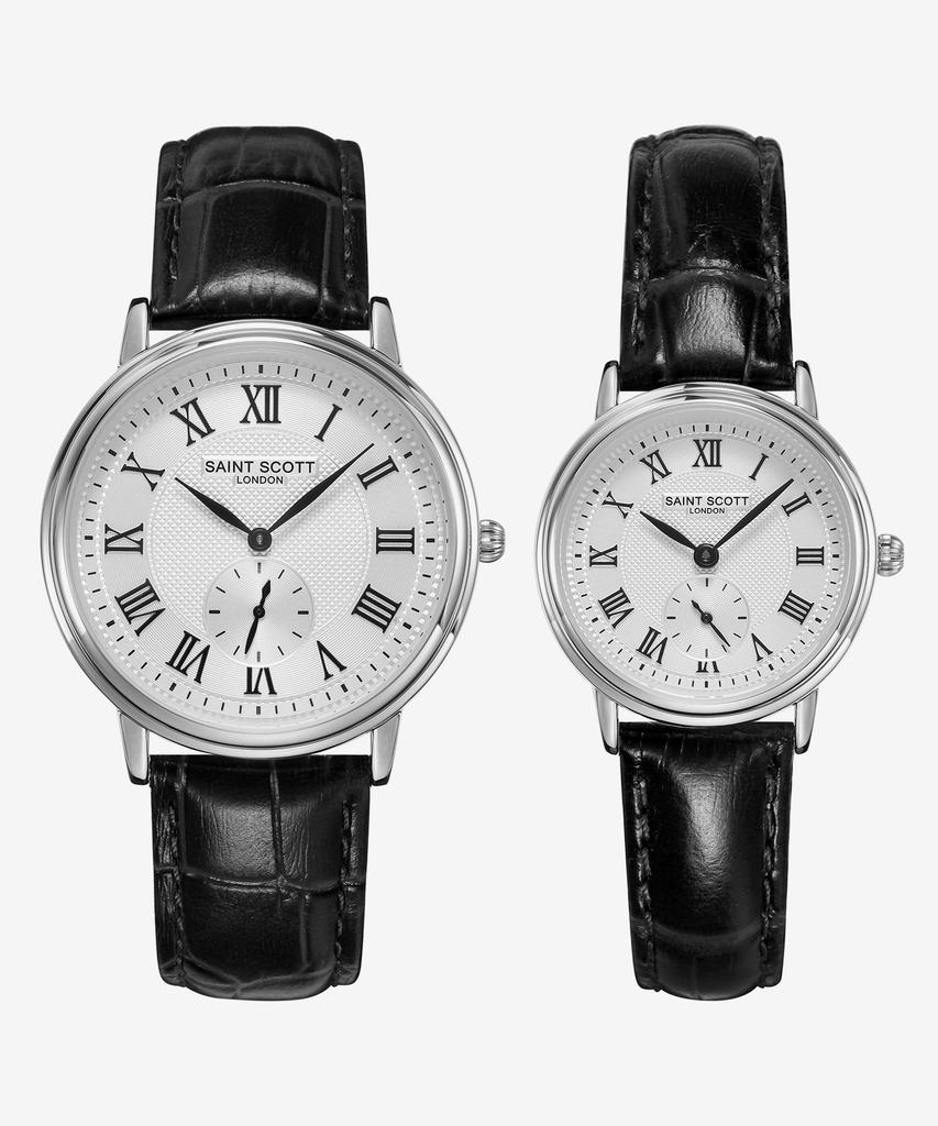 Seinteuseukoteuleondeon Rossio Couple Leather Watches (2 Types) / St5506