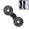 100pcs Shade Cloth Plastic Clips Round Fixing Clips for Greenhouse Outdoor Garden Anti Bird Netting Agricultural Sunshade