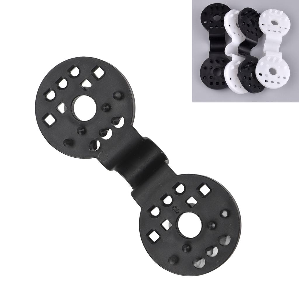 100pcs Shade Cloth Plastic Clips Round Fixing Clips for Greenhouse Outdoor Garden Anti Bird Netting Agricultural Sunshade