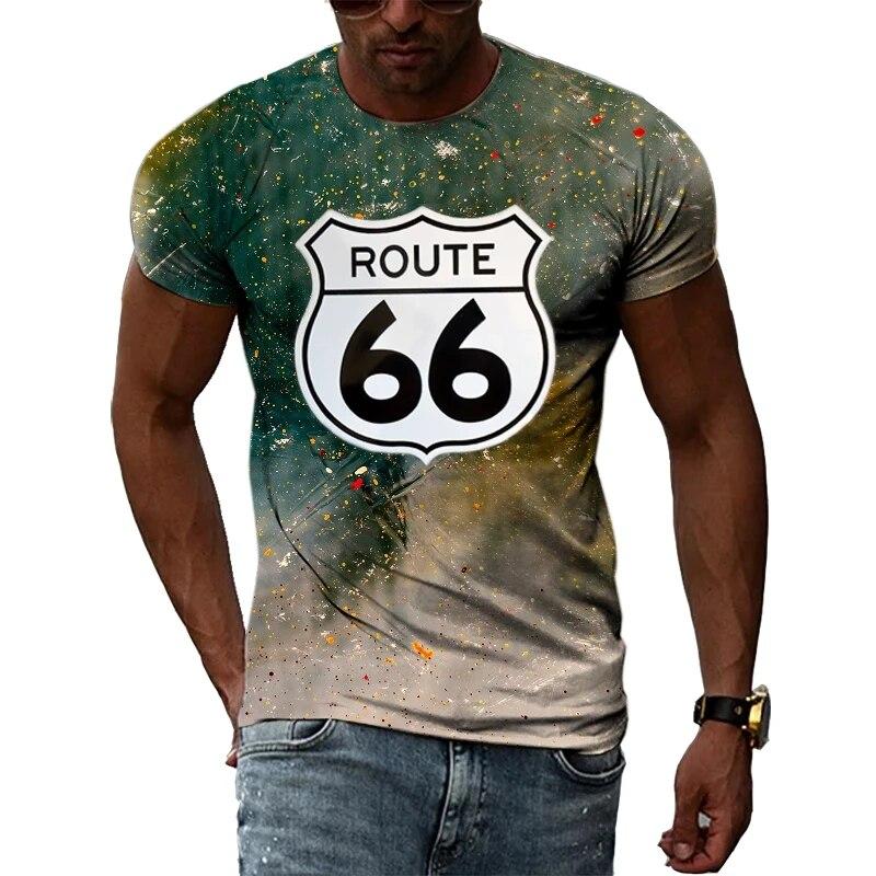 

Модный лук: мужская футболка Creative Image, топ с круглым вырезом и короткими рукавами, красочный принт утки 66, дорожный камуфляж, летняя мода
