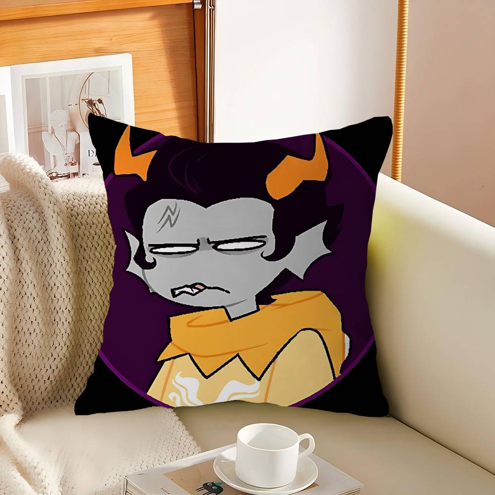 H-homestuck Kreskówka Poduszka Biurowa Poszewka na Poduszkę Pokrowiec na Poduszkę Samochodową 45X45CM Poszewka na Poduszkę Lędźwiową Poszewka na Poduszkę Sofową
