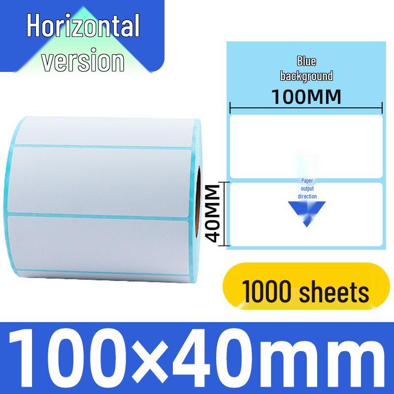 Durable 100x100 Self-Adhesive Thermal Label Paper for Supermarket Barcodes & Express Waybills