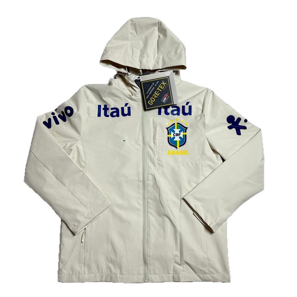 Nema Has the Same Brazilian Trench Coat, Football Jersey, Jacket, Windproof and Waterproof Sports Football Training Jersey.
