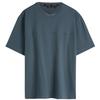 Calvin Klein Moisture-Wicking Letter Print Sports T-Shirt Men Tops Gray Blue 4MF3K132-460