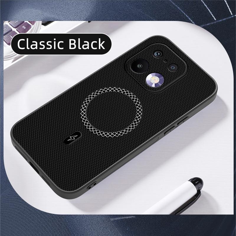 3D Leather Texture Wireless Charging ShockProof Magnetic Case For Realme 16 Pro Plus Realme16Pro+ G Phone Cover