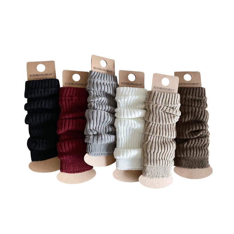 Children'S Socks Stacked Long Tube Korean Maillard Retro Warm Winter Medium And Older Children Ankola Red Calf Socks