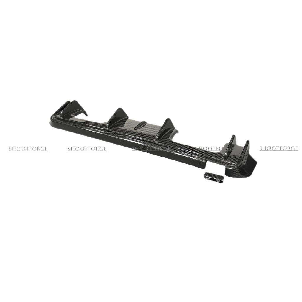 BMW M3 G80 M4 G82 3D Style Carbon Fiber Rear Diffuser & Front Lip with Dry Carbon Fiber Tail Lip.