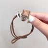 Korea New Metal Hair Scrunchies Hair Bands Ponytail Holder Rubber Band for Women Hair Ties Hair Rope Headband Hair Accessories