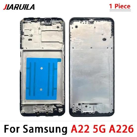 Front Housing LCD Display Frame For Samsung A22 A32 A52 A52s A72 4G 5G Housing Middle Frame Bezel Plate Cover
