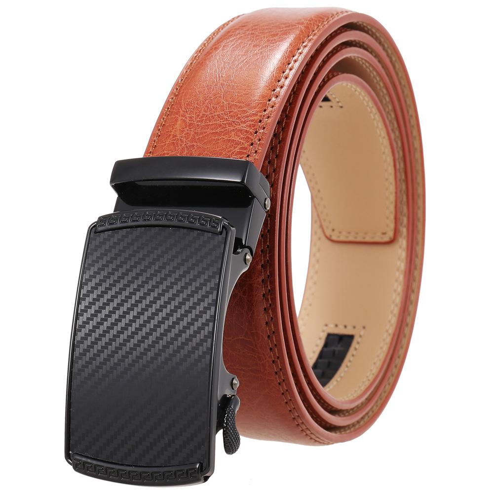 Fashion Casual Business Belt, Two-Layer Automatic Buckle Belt, Belt Belt Ly36-0191-2