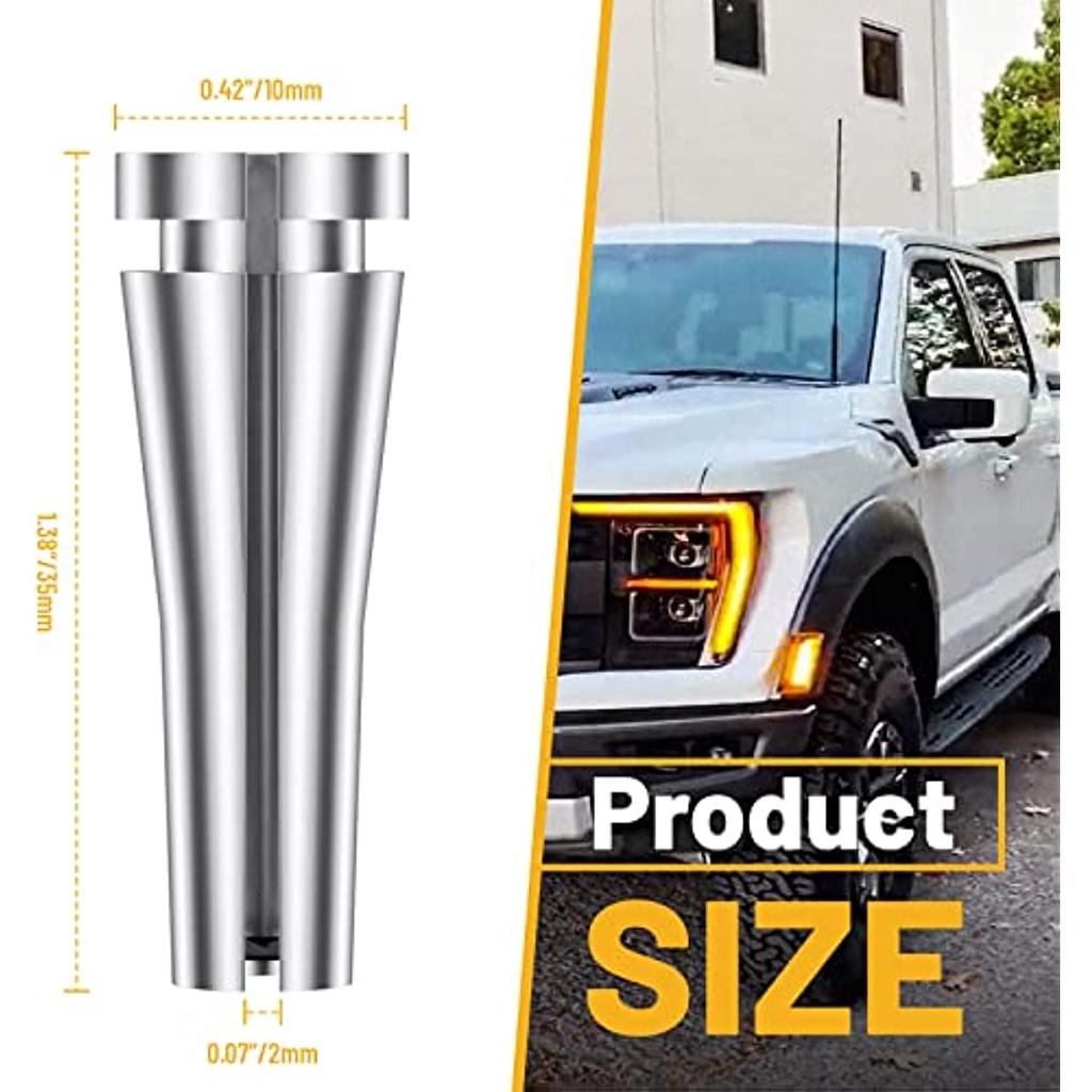 8 Ends Ford Door Latch Cable Repair Kit - Aluminum Latch Lock Cable Ends Repair Tool For Ford F-150 F-250 F-350 E-series Ranger Expedition Excursion