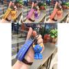 Adorable Cartoon Cat Silicone Keychain Cute Doll Accessory For Gifts And Bags