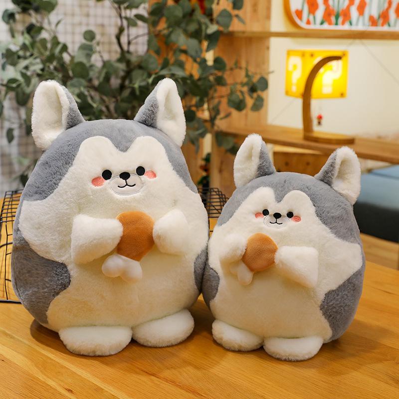 Creative Cute Chicken Legs Husky Doll Plush Toy Grab Device Doll Activity Throw Doll Premium Durable Quality Useful
