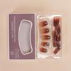 Autumn/Winter Gradient Nude French Wearable Nail Art Stickers - Removable Fake Nails
