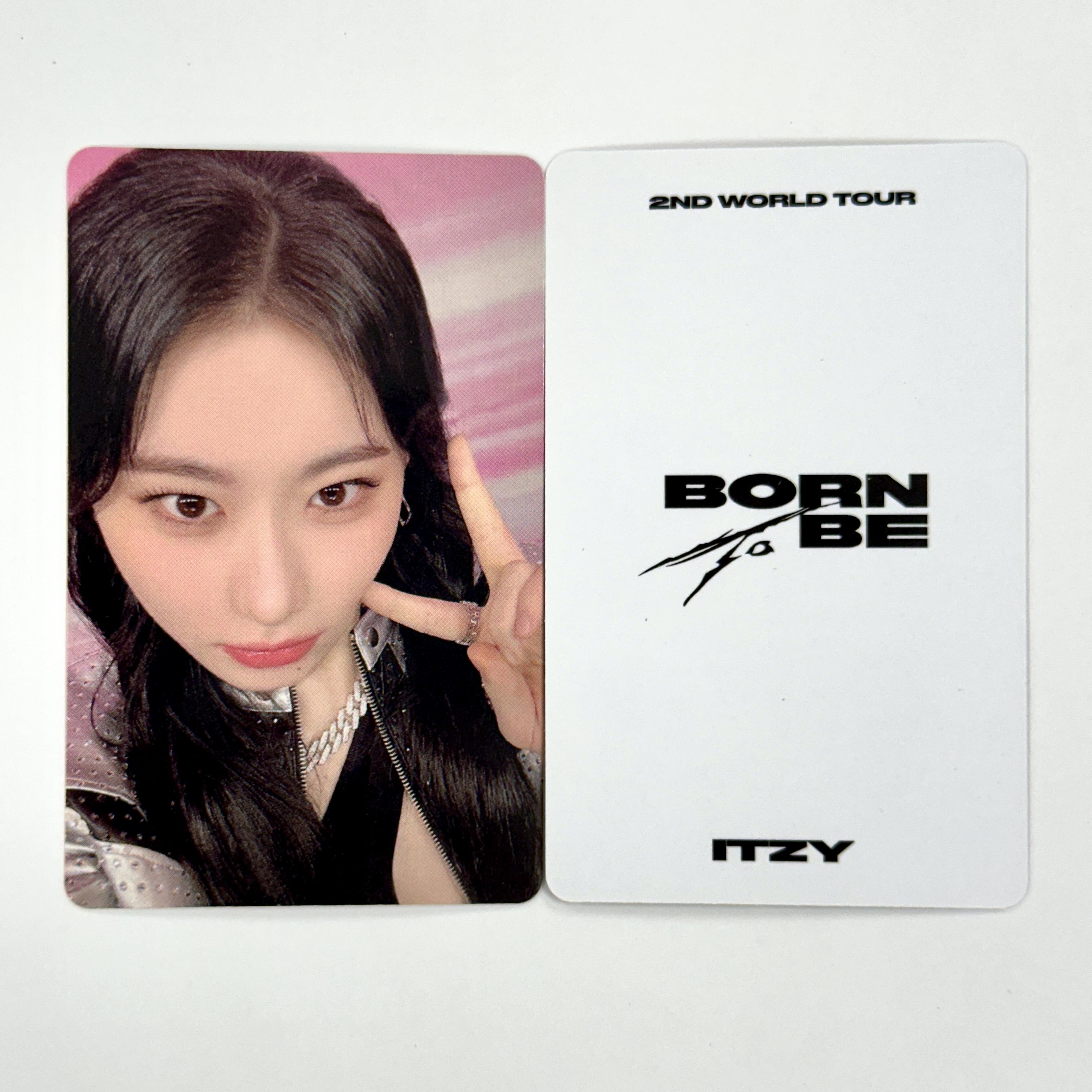itzy BORN TO BE in SEOUL Официальная фотокарточка MD JYP SHOP CHAERYEONG 1