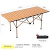 Carbon Steel Folding Table: Outdoor Camping, Picnic, Roll-Up, Indoor Dining, and Street Stall Use.