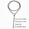 Collana Lunga Nera a Catena con Ciondolo a Barra Gotico Choker da Donna Lariat Collana a Strati Estetica Alternativa Gioielli