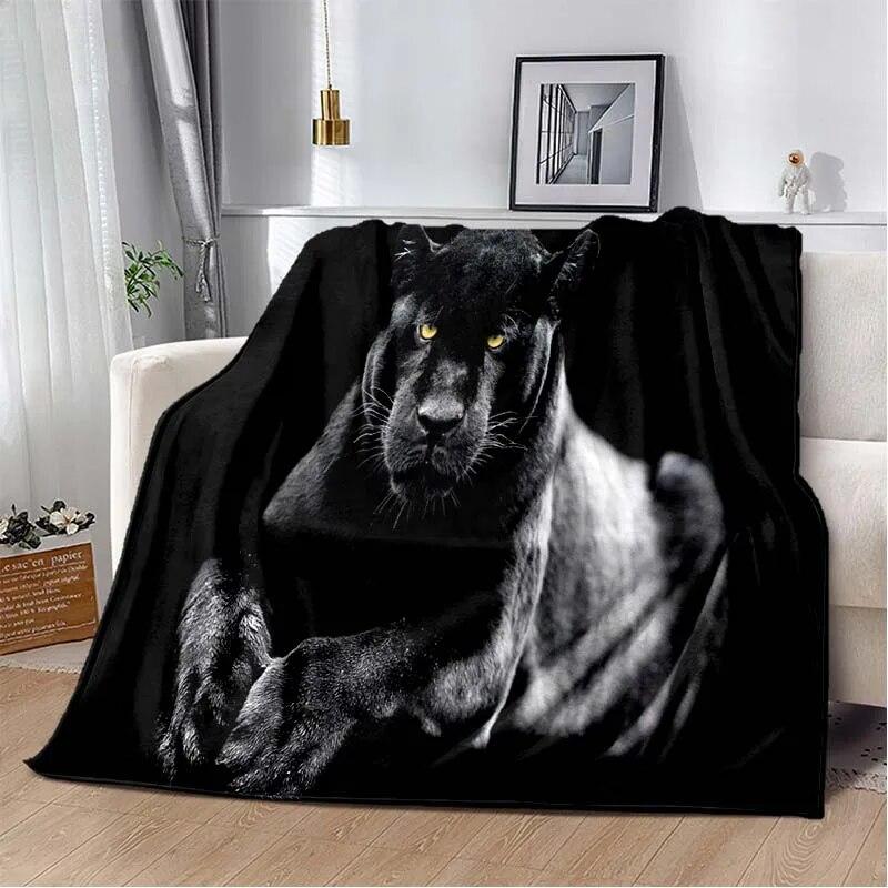 3d Tier Gepard Leopard Cartoon Blanket for Bed Picnic Blanket Sofa Thin Blanket Air Conditioning Blanket Customized Blankets