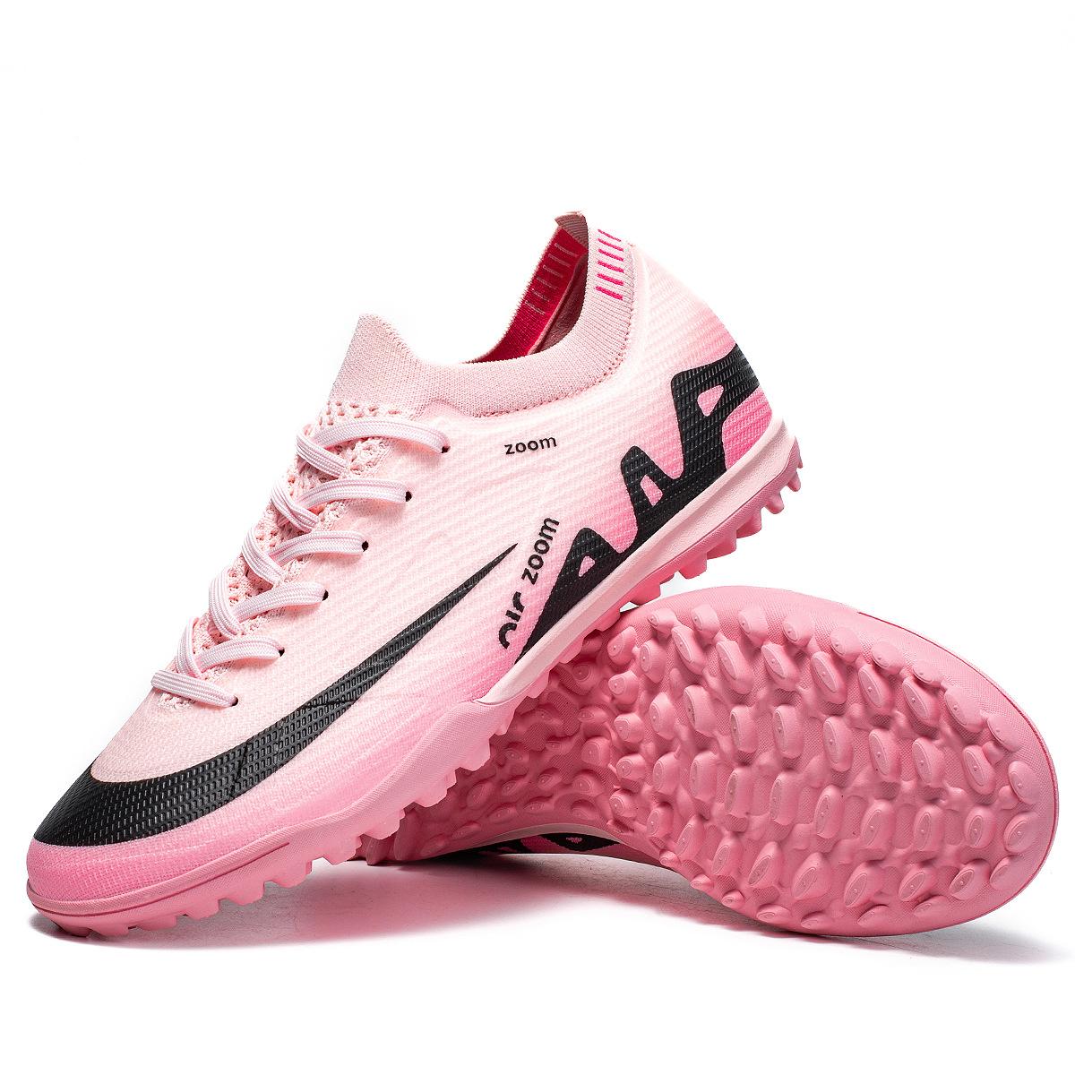 

Молодежные бесшовные футбольные бутсы из летучего трикотажа с длинными шипами и шипами-пилами, размеры 35-45, для тренировок и соревнований на газоне 40