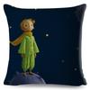 Little Prince Pillow Case Decor Cartoon France Anime Print Cushion Cover for Sofa Home Children Room Linen Throw Pillowcase