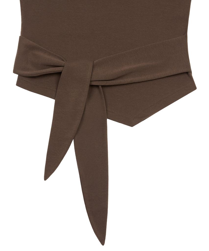 LARTIGENT L20 Tied Long Sleeve(Brown)
