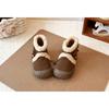 Girls' Fashion Fleece-Lined Boots | Children's Thickened Round-Toe Winter Shoes, Toddler Ankle Boots Elegant Girls Shoes
