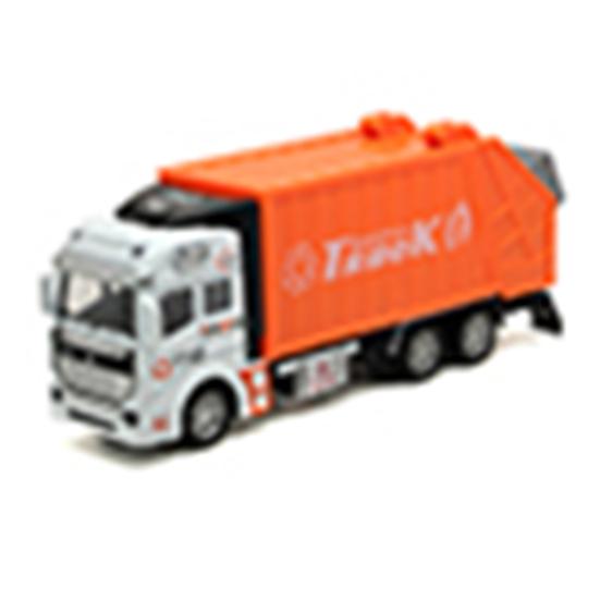 Mini 1/48 Garbage Truck Model with Trash Can Kids Children Toys Birthday Gift