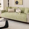 Chenille Quilted Sofa Cushion Four Seasons Universal Non-slip Leather Sofa Cover Cover Thickened Three People Cushion Cover Cloth