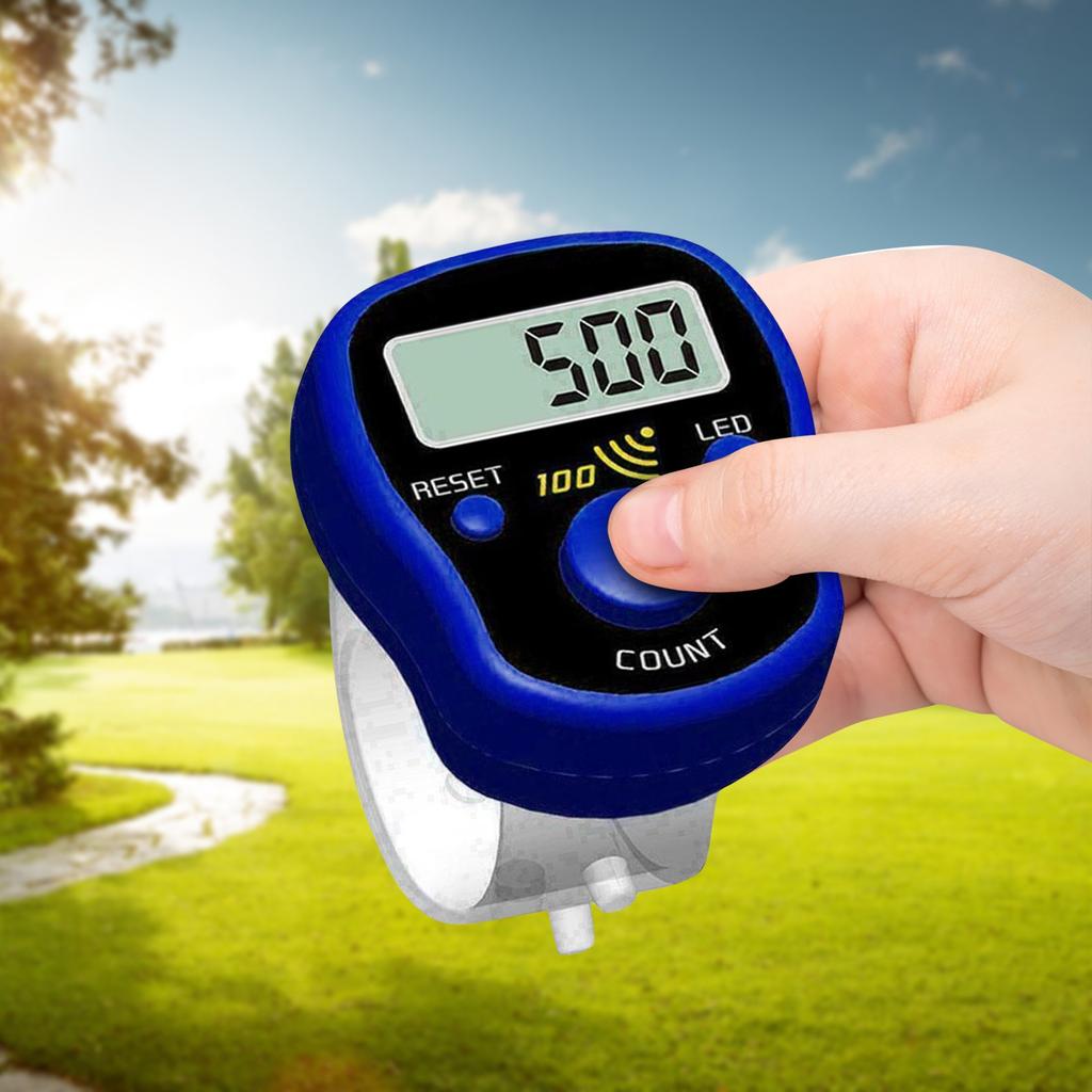 LED Finger Tally Counter Digital Digit LCD Electronic Hand Finger Tally Counter