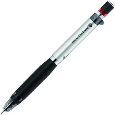 Zebra Delguard Type-ER 0,5 mm Druckbleistift, Silber - Bruchfester Minenschutz