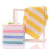 Pure Cotton Face Towel Quick-dry Coral Stripe Bath Towel Sets for Home Cotton Stripe Design Towel
