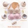 New Arrival Plus Size Wireless Bra Comfortable and Breathable Gathering and Reducing Side Breast Jacquard Pattern Middle-Aged Mother's Underwear